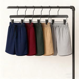 Shorts de sport à taille haute avec logo personnalisé, pour la salle de sport, le tennis, l'exercice, avec poche intérieure, shorts de basket-ball, shorts athlétiques sublimés pour hommes - Product Image 2