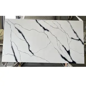 New Quartz Stone Countertop With High Quality Top Artificial Stone With Low Price Sale White Modern Style Quartz