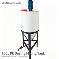 Doseur en acier inoxydable SUS316L de haute qualité 100L avec agitateur, pompe à moteur et roulement 110V 0.75KW