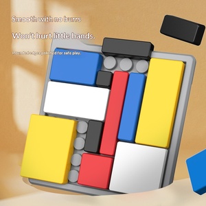 Rompecabezas Lógico, Juego <span class=keywords><strong>de</strong></span> Bloques <span class=keywords><strong>de</strong></span> Construcción para el Desarrollo del Pensamiento Lógico, Bloques Educativos para Niños, Juguete Interactivo para Padres e Hijos - Product Image 3