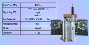<span class=keywords><strong>132kv</strong></span> 110kv 150kv 160 KV 230kv 50 MVA 60mva 80mva 100 MVA 80000kva dầu đắm mình biến áp Điện Giá - Product Image 6
