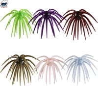 OEM Leurre souple écologique en TPE 18g 5 pouces, type oursin de mer flottant, avec tentacules, pour pêche au drop shot et Texas Rig