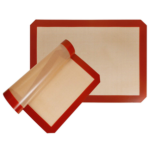 Mật Độ Cao Sợi Thủy Tinh Lưới Mat Bánh Nướng Nhà Thân Thiện Với Môi Sử Dụng <span class=keywords><strong>Silicone</strong></span> <span class=keywords><strong>Baking</strong></span> Mat Chảo Bánh Pizza Thụy Sĩ Bánh Cuộn Thảm Khay - Product Image 2