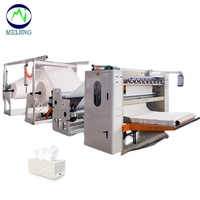 Machine à plier les mouchoirs semi-automatique à prix abordable, machine commerciale à plier les mouchoirs en papier pour petites usines de papier
