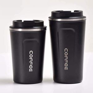 304 Stainless Steel <b>Coffee</b> Mug Portable Car Thermos Business Office Gift Dual-Drink Mug - Product Image 2