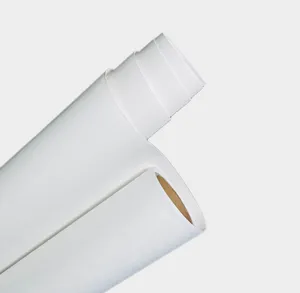 3 डी डिजिटल प्रिंट करने योग्य कस्टम वाइड प्रारूप गैर बुना बैक सफेद खाली फायर-प्रूफ दीवार कपड़े