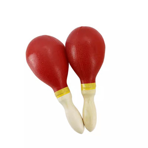 Maracas de Madera y Plástico al por Mayor, Instrumento de Percusión Orff, Agitador de Mano para KTV, Bares, Fiestas, Ambiente Festivo y Acompañamiento de Banda - Product Image 3