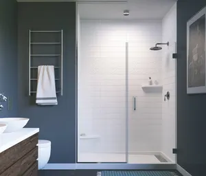 淋浴墙板浴室防水养殖大理石淋浴产品养殖大理石浴缸环绕淋浴面板铸造大理石