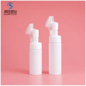 Silicone Bàn Chải Rửa Mặt Làm Sạch Massage Hữu Ích Facial Foam Bơm Chai Với MOQ Thấp Chăm Sóc Da Bao Bì