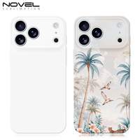 Coque de téléphone en plastique dur pour iphone 17 Series 3D Sublimation Blank Phone Covers PC Full Wrapped Cell Cases DIY for Film Printing