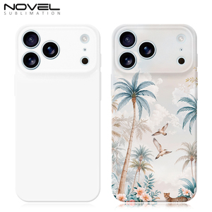 Per iphone 17 serie 3D sublimazione in bianco cassa del telefono in plastica dura <span class=keywords><strong>cover</strong></span> per PC pieno avvolto custodie cellulari per la stampa di Film - Product Image 6