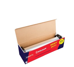 Silver Heavy Duty Printed Recyclable Aluminium Foil <b>Paper</b> <b>Roll</b> for Kitchen Use - Product Image 3
