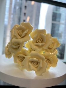 Rosa de Cerámica Hecha a Mano, Ramo de Rosas de Porcelana, Flor Artificial para Decoración de Mesa de Boda, Regalo de San Valentín - Product Image 4