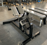 Chaise romaine professionnelle pour hyperextension, banc réglable de qualité commerciale pour l'entraînement des fessiers, des ischio-jambiers et du tronc