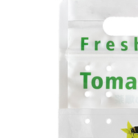 Herbruikbare PET/CPP plastic zakjes met ritssluiting, kleine tomaten, gravure bedrukking, vochtbestendig, opstaand model, aangepaste logo's mogelijk