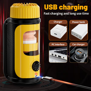 膣吸う男性用オナニーバイブレーター自動オナニー加熱吸引カップ経口プッシーブロージョブ大人用 - Product Image 4