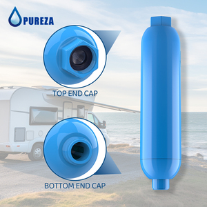 Filtre à eau en ligne avancé pour camping-car avec 2 protections de tuyau, réduit considérablement le mauvais goût et élimine le chlore, certifié NSF - Product Image 3
