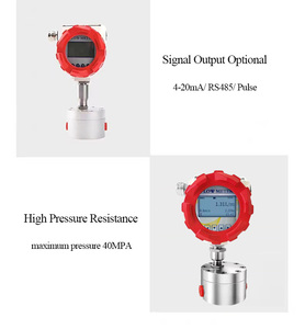 2インチLCDディスプレイ燃料ディーゼル高粘度ステンレス鋼マイクロギア流量計 - Product Image 6