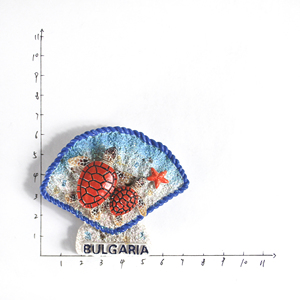 Imán de Refrigerador de Resina 3D con Diseño Personalizado de la Marca DENGTU, Recuerdo Ecológico con Temática de Playa, Tortuga Marina, Estrella de Mar, Bulgaria, Gran Canaria - Product Image 6