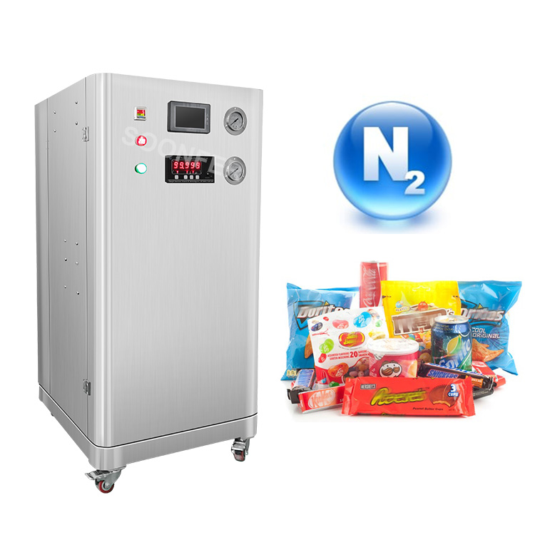 Automatic high purity 99.999% small nitrogen generator for food packaging