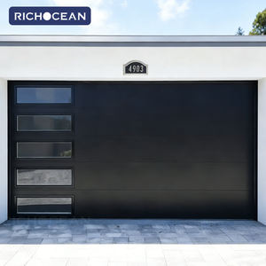 <span class=keywords><strong>Porte</strong></span> <span class=keywords><strong>de</strong></span> <span class=keywords><strong>garage</strong></span> <span class=keywords><strong>sectionnelle</strong></span> isolée automatique en aluminium au design moderne RICHOCEAN - Product Image 2
