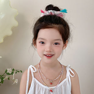 <span class=keywords><strong>Bolas</strong></span> decorativas con borlas para niñas, lazos grandes para el cabello <span class=keywords><strong>de</strong></span> Color sólido, coleta <span class=keywords><strong>de</strong></span> moda étnica dulce, accesorios para niños - Product Image 5