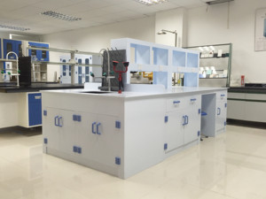 Đồ nội thất phòng thí nghiệm PP phòng thí nghiệm bàn làm việc cho hữu cơ <span class=keywords><strong>R</strong></span> & <span class=keywords><strong>D</strong></span> phòng thí nghiệm kháng kiềm mạnh với bồn <span class=keywords><strong>r</strong></span>ửa - Product Image 2