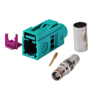 Weiblicher SMB Fakra-Z Fakra-Buchse Z-Code Kabelstecker Crimpverbinder RG58 für Kamera-Antenne GPS - Product Image 3