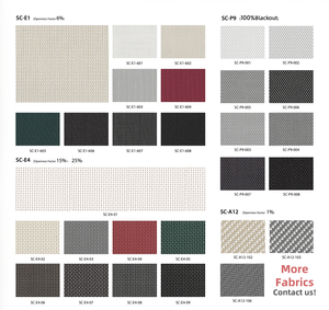 Stores extérieurs éclectiques en tissu polyester avec lamelles en aluminium, imperméables et durables pour <span class=keywords><strong>garage</strong></span> et patio - Product Image 5