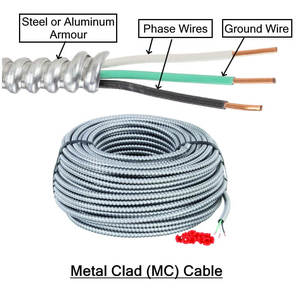 Câble d'alimentation blindé Aoguli MC KAODEE 0.6/1kV, prix usine, 14/2+14/1, 2, 3, 4, 5, 6 conducteurs, câbles ABC, câble MC - Product Image 5