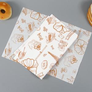 Papel de regalo de sándwich de hamburguesa impreso con logotipo personalizado de grado alimenticio papel a prueba de grasa - Product Image 5