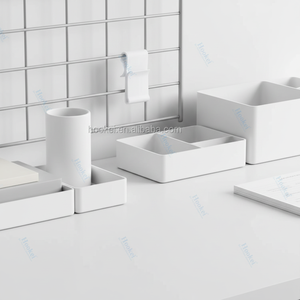 Clips en plastique blanc pour panier à fils - Product Image 5