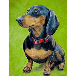 Dachshund-pintura <span class=keywords><strong>de</strong></span> diamante 5D <span class=keywords><strong>de</strong></span> <span class=keywords><strong>perro</strong></span>, bordado <span class=keywords><strong>de</strong></span> diamantes <span class=keywords><strong>de</strong></span> imitación, regalo hecho a mano, decoración del hogar - Product Image 1