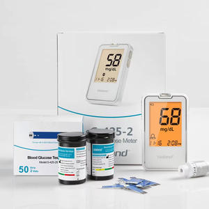Moniteur de glycémie pour diabète, grand écran rétroéclairé, moniteur de <span class=keywords><strong>test</strong></span> de glucose - Product Image 6