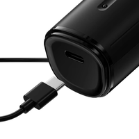 Tondeuse à barbe électrique professionnelle de précision pour hommes avec écran LED et chargement USB, compatible RV, prise en charge de la langue allemande, pour usage domestique et hôtelier