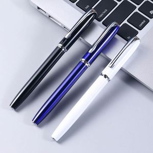Bolígrafo Promocional de Diseño Lujoso con Grabado Personalizado, Tinta Azul, Estilo Simple y Neutro, con Gel de Agua y Detalles Metálicos - Product Image 1