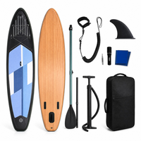 Planche à pagaie gonflable de 12,5 pieds pour la navigation de plaisance, SUP de course ultra-plat avec kit d'accessoires complet et pompe à pagaie réglable pour adultes
