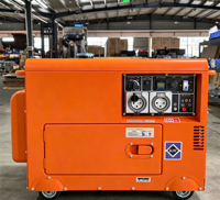 Generador Diésel Portátil de Tipo Abierto de 5KW-12KW (5KVA-12KVA) para Uso Doméstico y Pequeños Negocios - Potencia Confiable y de Alta Resistencia
