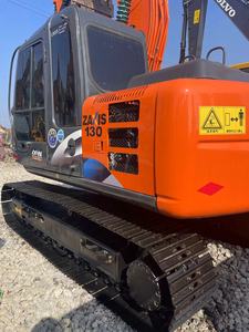 Excavadora de cadenas Hitachi ZX130 usada original de Japón, 13 toneladas, ZAXIS130, excavadora mediana, maquinaria de construcción para movimiento de tierras, en stock. - Product Image 1