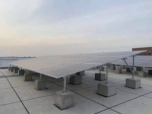 Nhôm năng lượng mặt trời <span class=keywords><strong>PV</strong></span> mặt đất gắn khung cấu trúc với vít mặt đất có thể điều chỉnh để cài đặt bảng điều khiển năng lượng mặt trời - Product Image 5