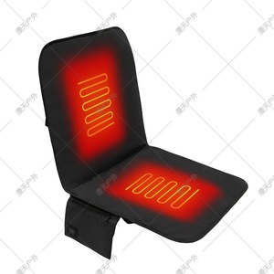 Cojín de Asiento Calefactable con Control de Temperatura USB, Plegable para Camping y Uso en Exteriores, Color Naranja, 100% Poliéster, Tamaño Individual - Product Image 5
