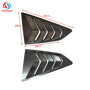 60 Honghang — couvercle de volet de fenêtre arrière, fabrication chinoise de <span class=keywords><strong>voiture</strong></span> en ABS brillant noir, garniture pour camara 2016-2020 - Product Image 3