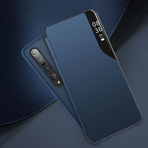 Custodia rigida per finestra Smart View in pelle PU di lusso per Xiaomi <span class=keywords><strong>Mi</strong></span> <span class=keywords><strong>10</strong></span> <span class=keywords><strong>Pro</strong></span> 5G <span class=keywords><strong>Cover</strong></span> magnetica per telefono per custodie Huawei fundas - Product Image 6