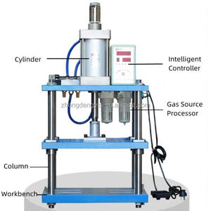 Four Column Three Board 200kg Pneumatic Punch Press Machine <b>Playing</b> <b>Card</b> Manual Electric Driven Pneumatic Punching Machine - Product Image 5