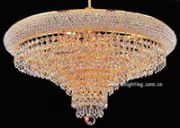 Moderne de luxe led cristal plafonniers Offre Spéciale cristal encastré suspendu intérieur d'or cristal plafond lampe en gros