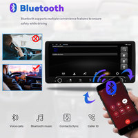 Reproductor de Radio para Auto con Pantalla Táctil Portátil de 12.3 Pulgadas, Android 7.1, 2DIN, CarPlay, DSP, Cámara 360, GPS Integrado, Pantalla IPS, Mirror Link, TV