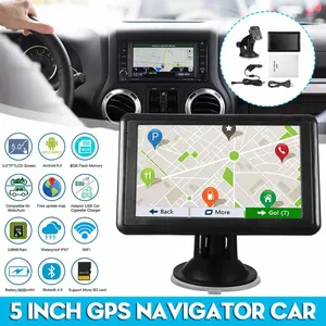 Navegador GPS para Auto con Pantalla Táctil de 7 Pulgadas, Parasol para Camioneta, Sat Nav 8GB-128MB, Mapa de América y Europa 2020 - Product Image 1