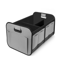 Organisateur de coffre de voiture pliable, conteneur de rangement multi-poches, accessoires de voiture, gadgets pour l'intérieur du véhicule