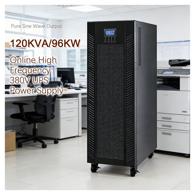 120kVA/96kW Three Phase High Frequency UPS Dedicated for Laboratory Data Acquisition Systems  Kehua UPS