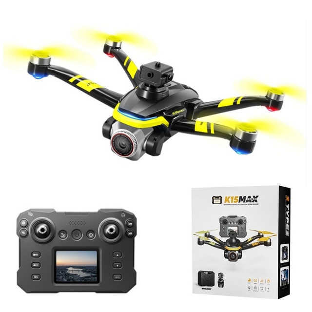 K15 MAX Cheap Drone Camera hd Aerial Photography Drone 360 Flip Obstacle Avoidance Optical Flow Positioning Gesture Recognition